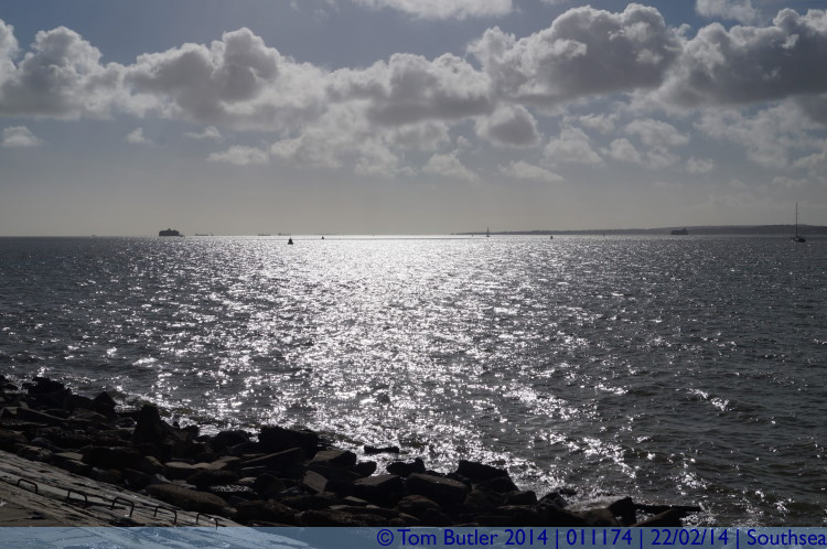 Photo ID: 011174, Sun over the Solent, Southsea, England