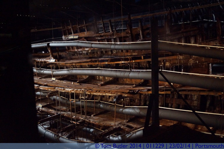 Photo ID: 011229, Drying out the Mary Rose, Portsmouth, England