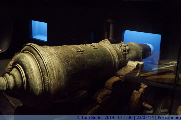 Photo ID: 011230, A Tudor canon, Portsmouth, England