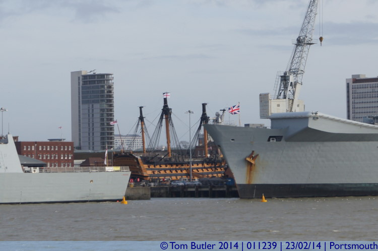 Photo ID: 011239, Navy old and new, Portsmouth, England