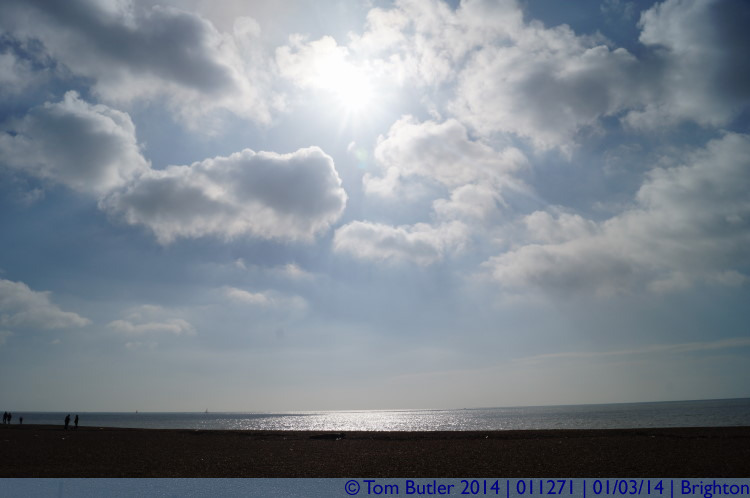 Photo ID: 011271, Sun, Sea and Pebbles, Brighton, England