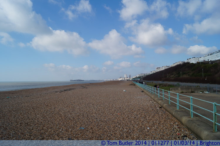 Photo ID: 011277, Looking back towards central Brighton, Brighton, England