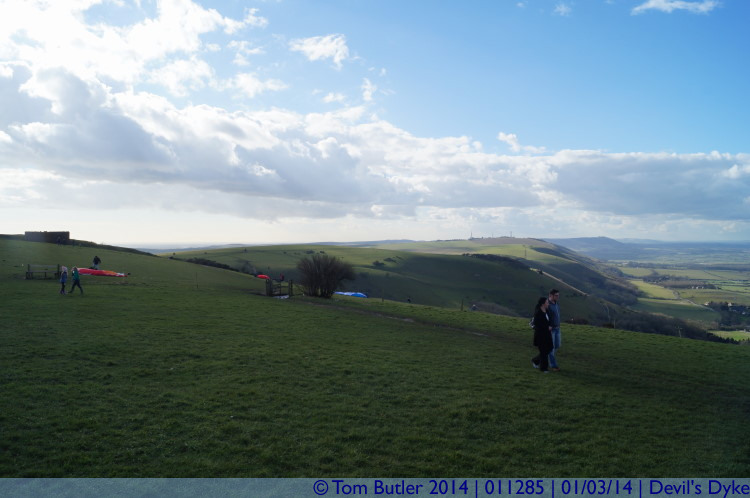 Photo ID: 011285, On the Downs, Devil's Dyke, England
