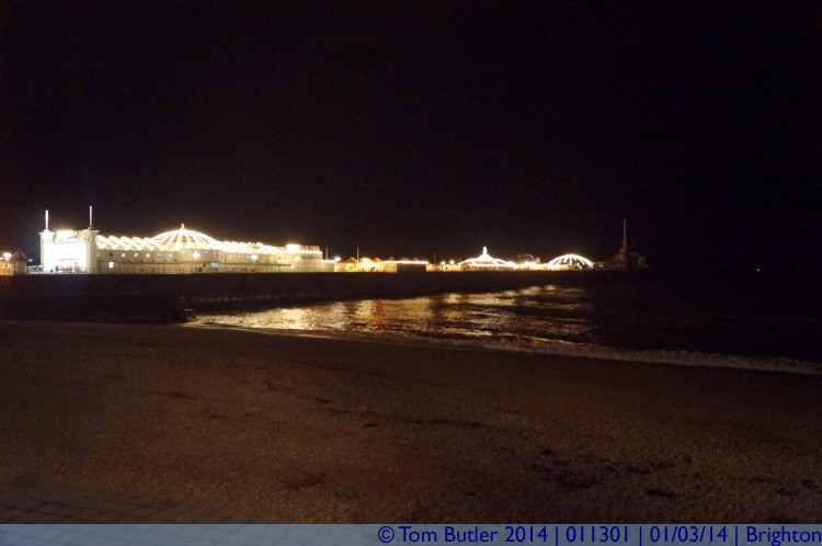 Photo ID: 011301, The pier at night, Brighton, England