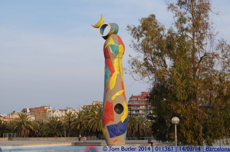 Photo ID: 011361, Joan Mir's Dona i Ocell , Barcelona, Spain