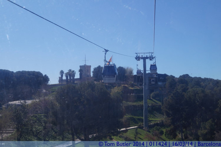 Photo ID: 011424, Approaching the castle, Barcelona, Spain