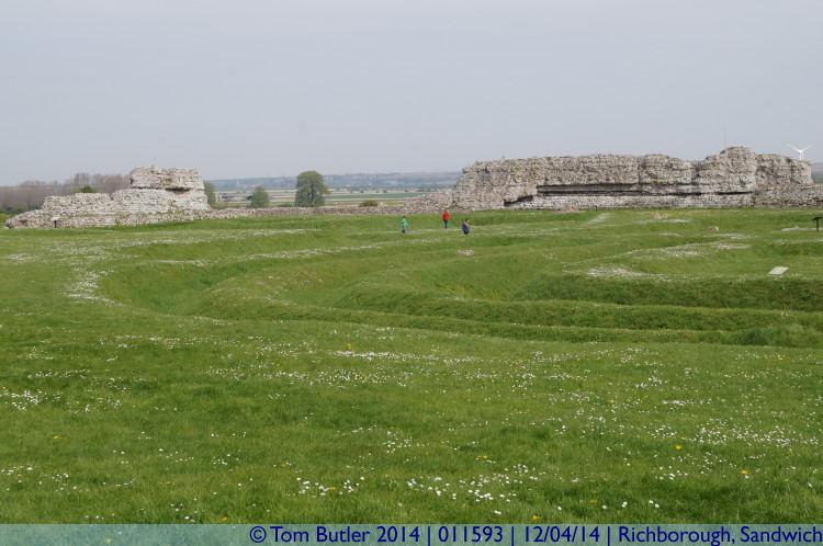 Photo ID: 011593, In the Roman fort, Richborough, England