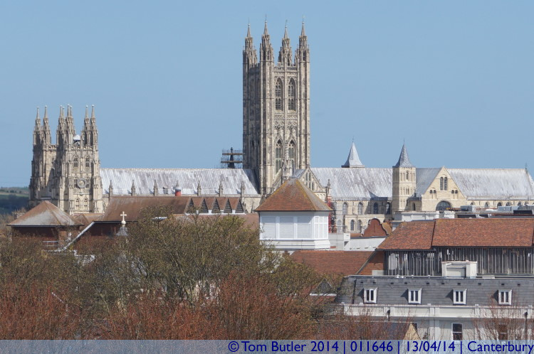 Photo ID: 011646, Cathedral from Simmons, Canterbury, England