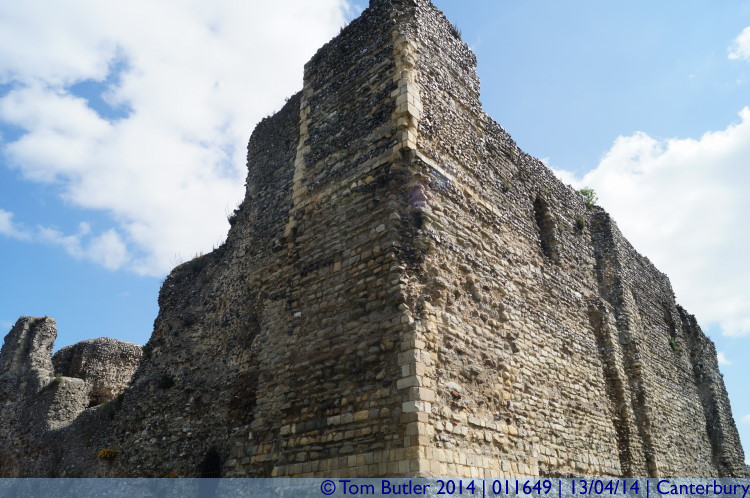 Photo ID: 011649, Castle ruins, Canterbury, England