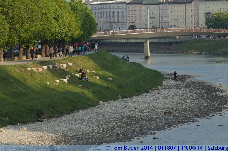 Photo ID: 011807, By the river, Salzburg, Austria