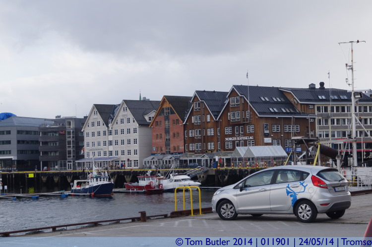 Photo ID: 011901, Looking across the harbour, Troms, Norway