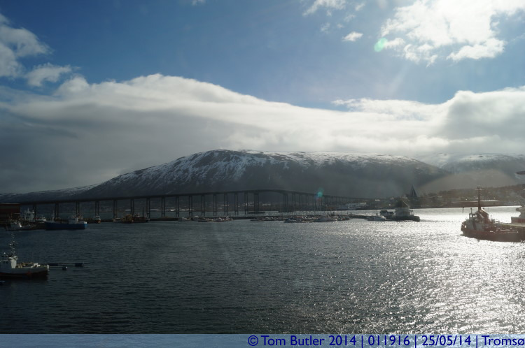 Photo ID: 011916, The Tromsbrua in morning sun, Troms, Norway