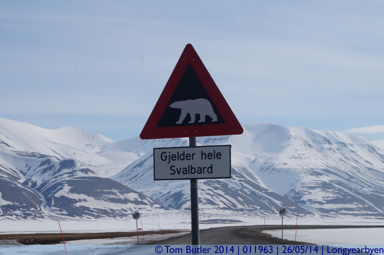 Photo ID: 011963, Beware of bears, Longyearbyen, Norway