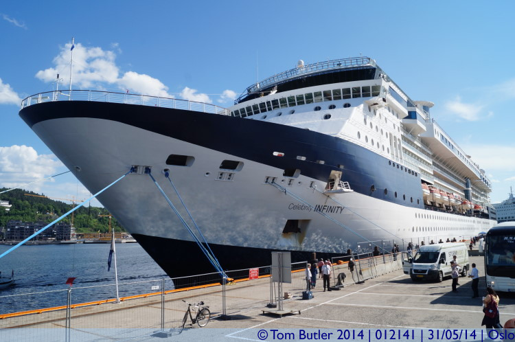 Photo ID: 012141, A Celebrity X Cruise ship, Oslo, Norway