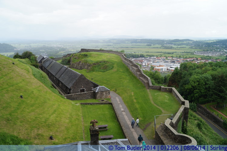 Photo ID: 012206, Castle ramparts, Stirling, Scotland