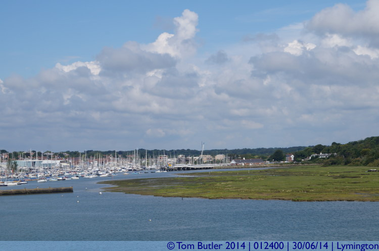 Photo ID: 012400, Pulling into harbour, Lymington, England