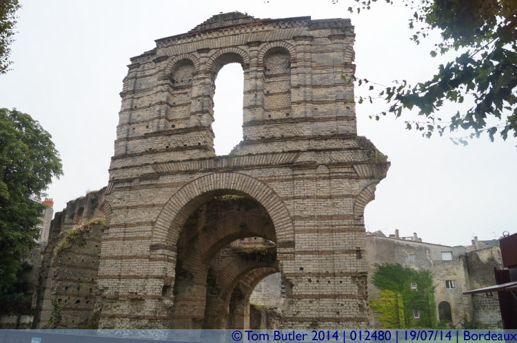 Photo ID: 012480, Ruins of the Amphitheatre., Bordeaux, France