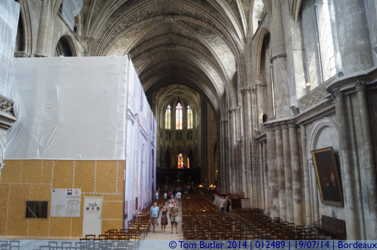 Photo ID: 012489, Inside the Cathedral, Bordeaux, France