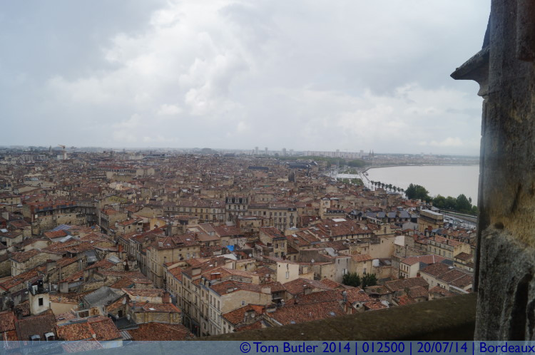 Photo ID: 012500, View from St Michaels Bell tower, Bordeaux, France