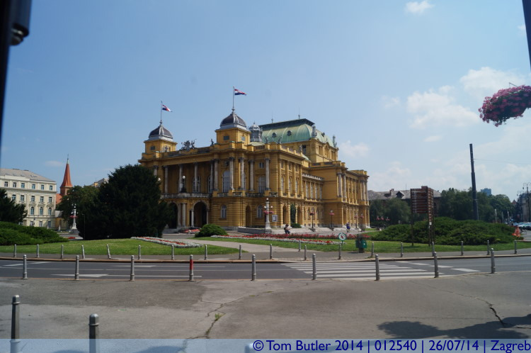 Photo ID: 012540, The National Theatre, Zagreb, Croatia