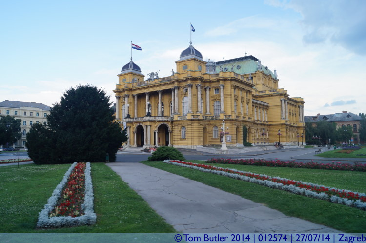 Photo ID: 012574, The National Theatre, Zagreb, Croatia