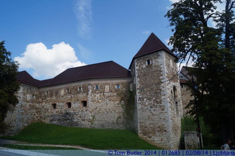 Photo ID: 012685, Castle walls, Ljubljana, Slovenia