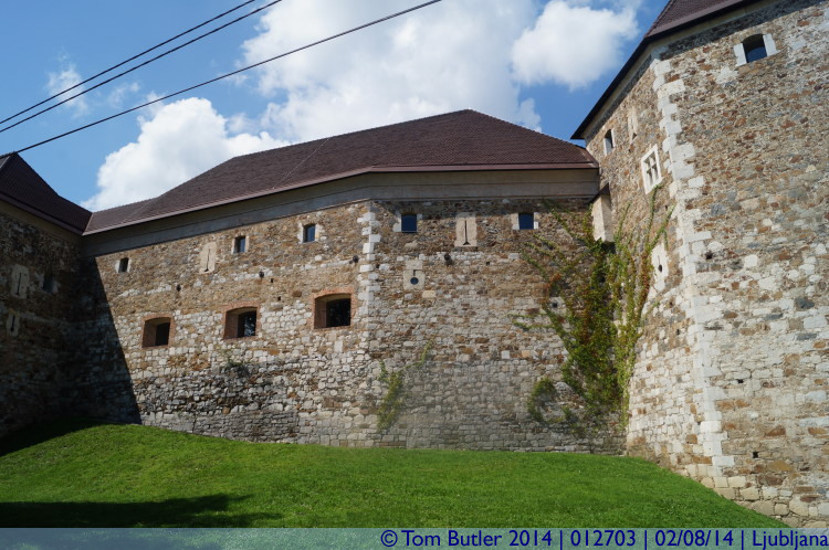 Photo ID: 012703, Castle walls, Ljubljana, Slovenia