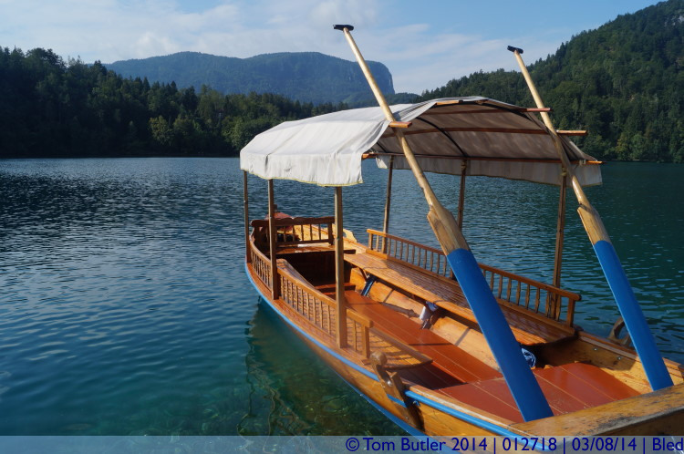 Photo ID: 012718, Our boat, Bled, Slovenia