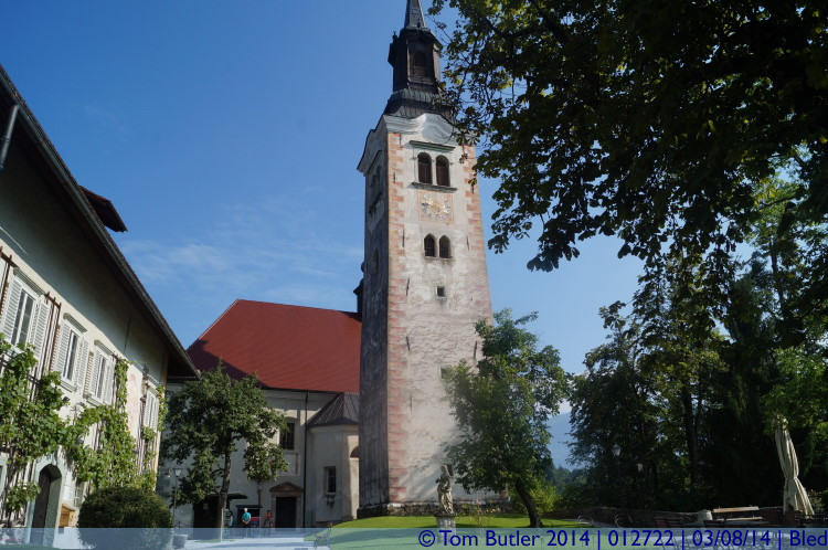 Photo ID: 012722, Church tower, Bled, Slovenia