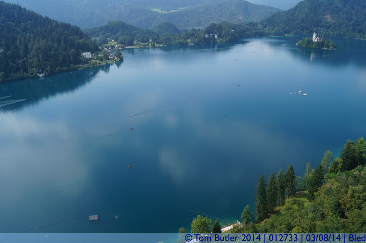 Photo ID: 012733, Lake from the castle, Bled, Slovenia