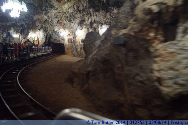 Photo ID: 012753, Riding through the caves, Postojna, Slovenia