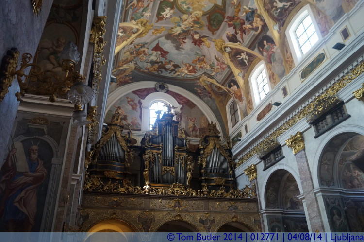 Photo ID: 012771, Inside the Cathedral, Ljubljana, Slovenia