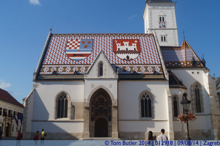 Photo ID: 012918, St Mark's, Zagreb, Croatia