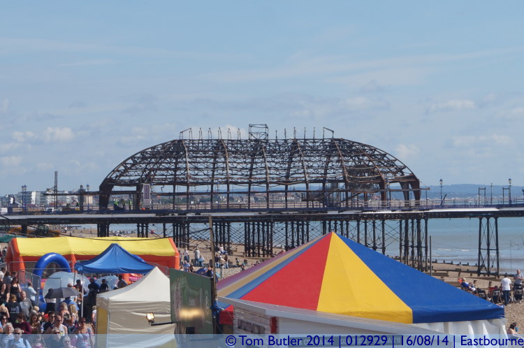 Photo ID: 012929, The ruins of the pier, Eastbourne, England