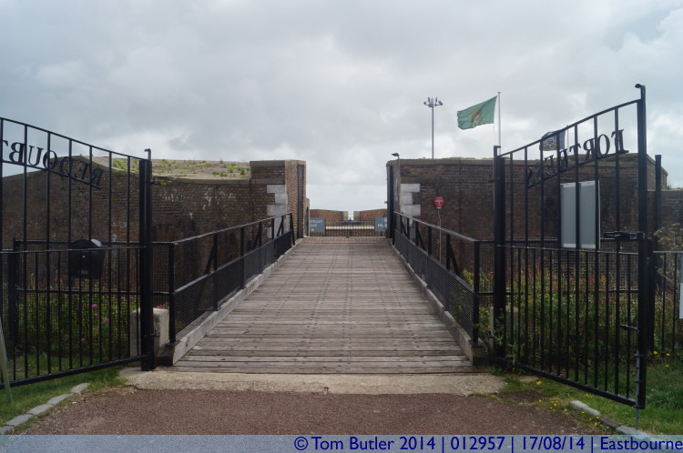 Photo ID: 012957, Entering the Redoubt Fortress, Eastbourne, England