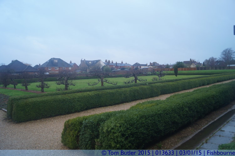 Photo ID: 013633, Entering the Roman Garden, Fishbourne, England
