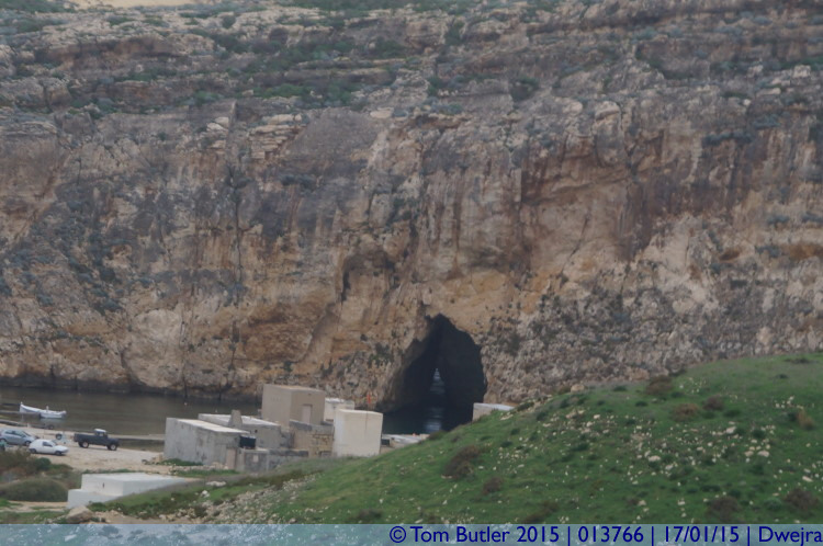 Photo ID: 013766, Looking through the tunnel, Dwejra, Malta