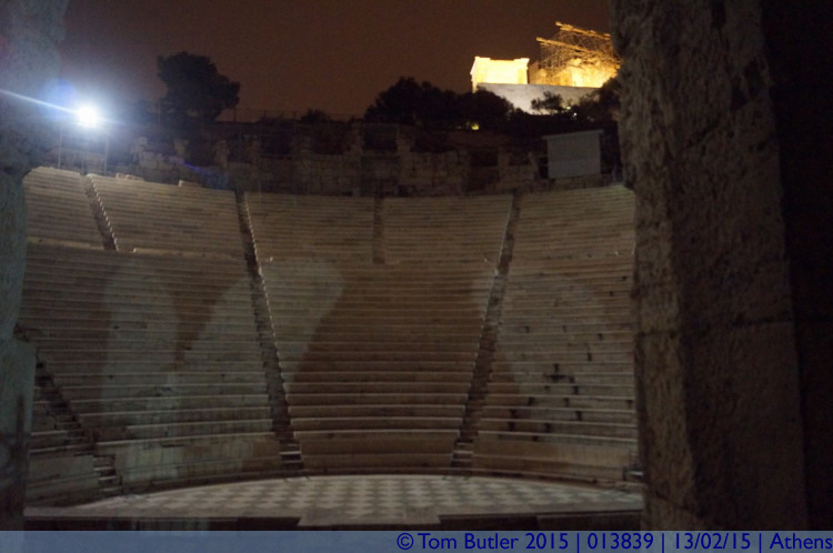 Photo ID: 013839, Looking into the Odeon, Athens, Greece