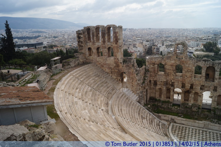 Photo ID: 013853, The Odeon seating, Athens, Greece