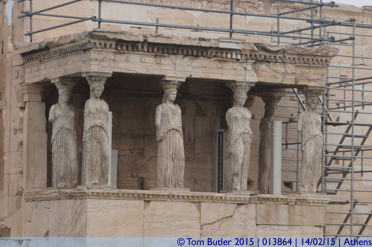 Photo ID: 013864, Porch of the Caryatids, Athens, Greece