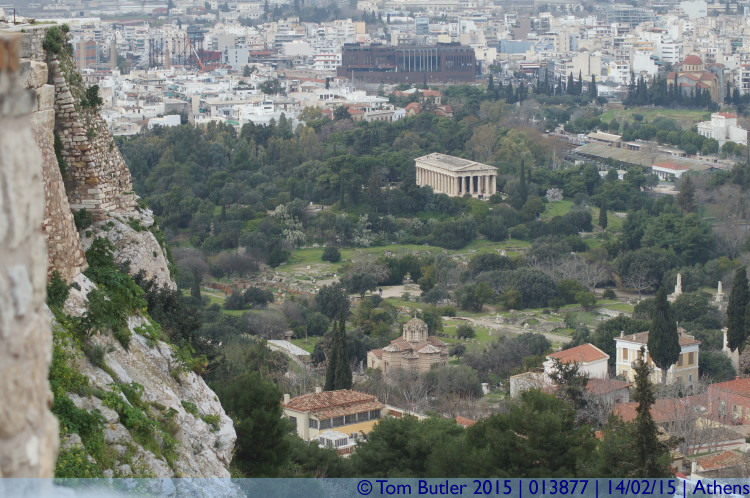 Photo ID: 013877, Looking down into Ancient Agora, Athens, Greece