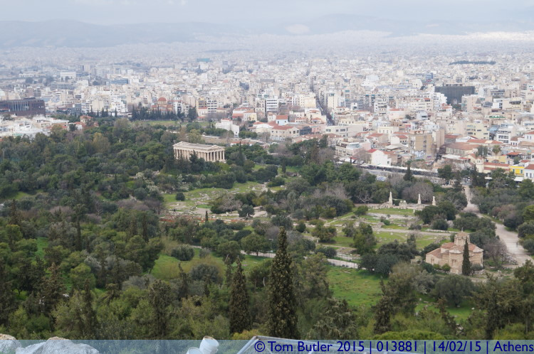 Photo ID: 013881, Looking over Ancient Agora, Athens, Greece