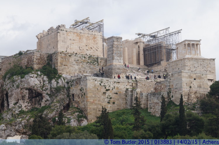 Photo ID: 013883, The Acropolis from Aeropagus Hill, Athens, Greece