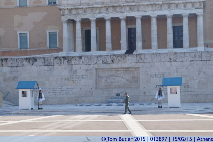 Photo ID: 013897, Preparing for changing of the guard, Athens, Greece