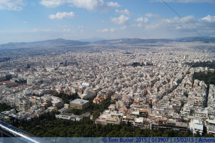 Photo ID: 013907, View from Lykavittos Hill, Athens, Greece