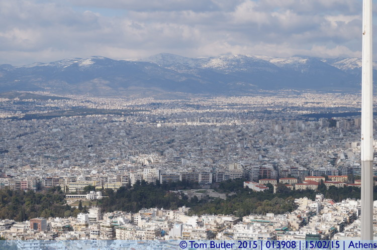 Photo ID: 013908, Athens stretching to the mountains, Athens, Greece