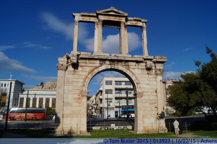 Photo ID: 013927, Hadrian's Arch, Athens, Greece