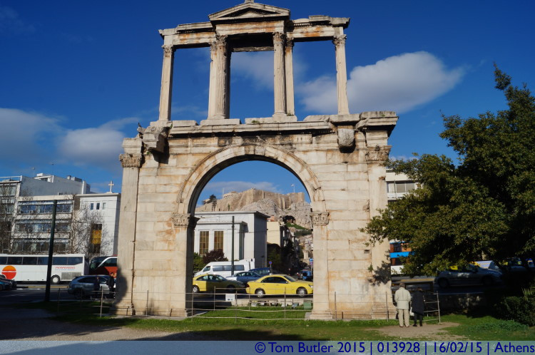 Photo ID: 013928, Acropolis through the arch, Athens, Greece