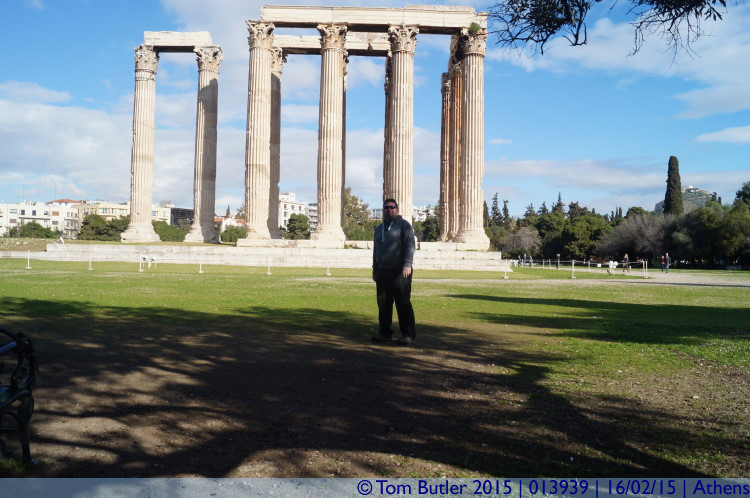Photo ID: 013939, In front of the temple, Athens, Greece