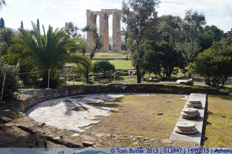 Photo ID: 013947, In the grounds of the temple, Athens, Greece